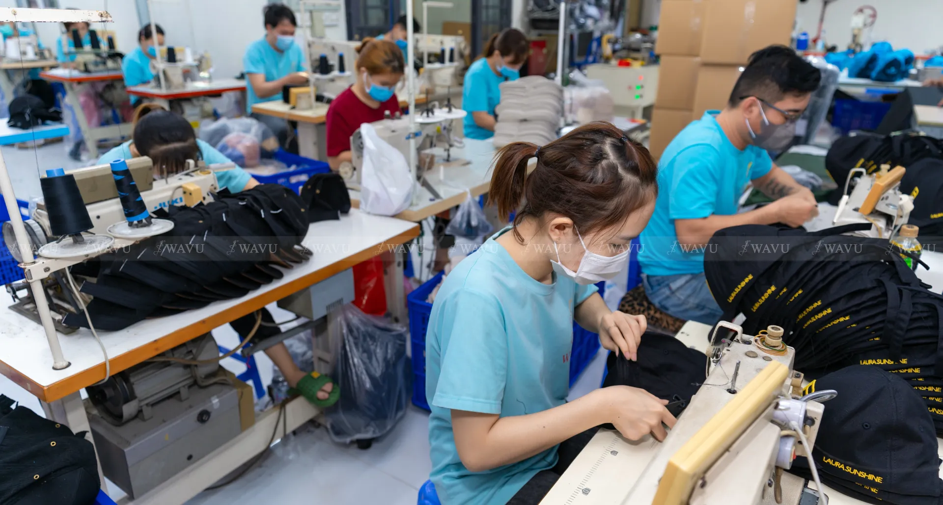 Sản xuất mũ nón theo yêu cầu Xưởng sản xuất mũ nón Wavu